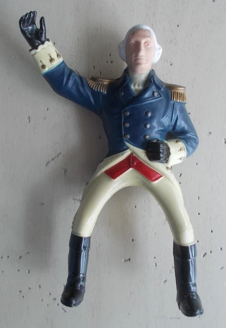 Vintage 1950's - 1960's Hartland George Washington Rider Plastic