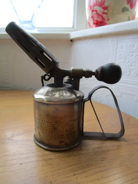 Vintage Max Sievert Brass Blow Torch