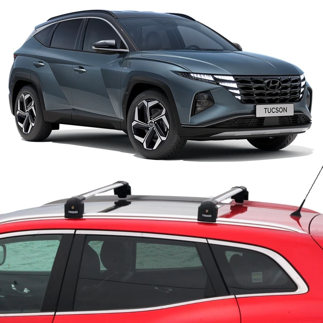 TO FIT HYUNDAI Tucson 20212024 Roof Rack Carrier Rails CrossBars