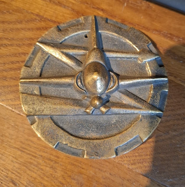 Ancienne Plaque De Vélo Émail Eider - Avion Bernard Constructeur Morestel - Laiton Vintage Années 50