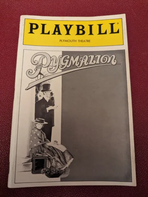 Playbill "Pygmalion" The Plymouth Theatre - April, 1987 - Broadway, NYC