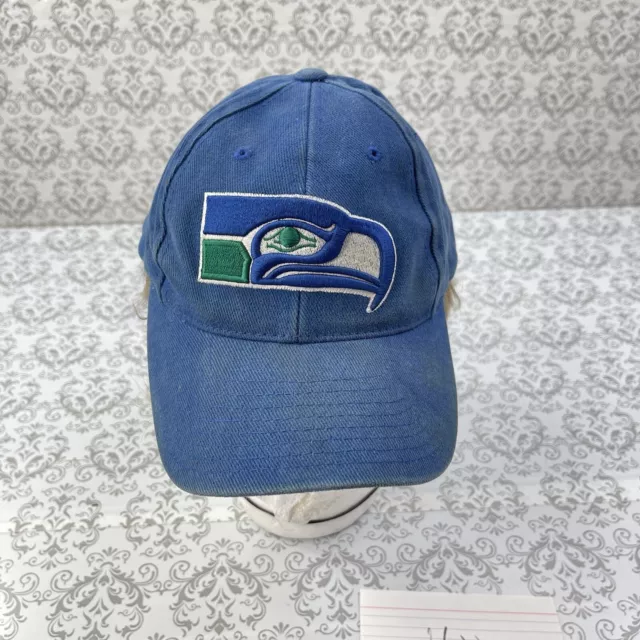 NFL Seattle Seahawks Logo Athletic Baseball Hat Cap Adjustable Vintage Youth