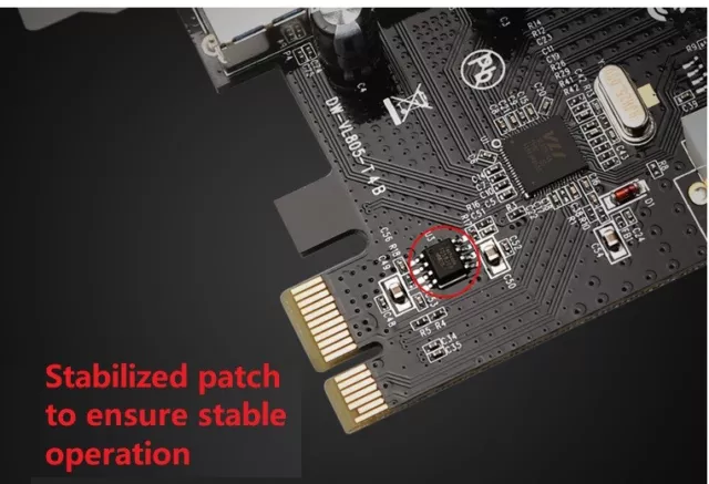 PCI Express PCIE to 4 ports USB 3.0 Card Adapter with UASP - SATA power 2