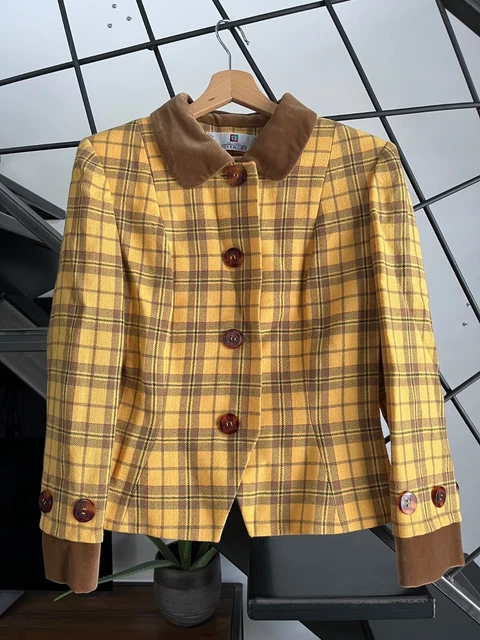 Tailleur Deux Pièces CLAIRE PARIS - Veste + Robe Cérémonie Jaune Paille - Taille 44 - Neuf Avec étiquettes (valeur 507€)