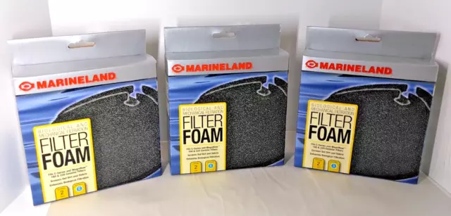 (3) Boxes Marineland Filter Foam & Polishing Pad For C Series Magniflow 160/ 220