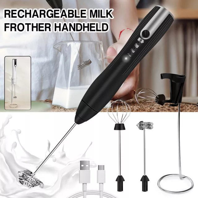 Handheld Electric Milk Coffee Frother Egg Whisk Beater Drink Foamer Mixer Tool