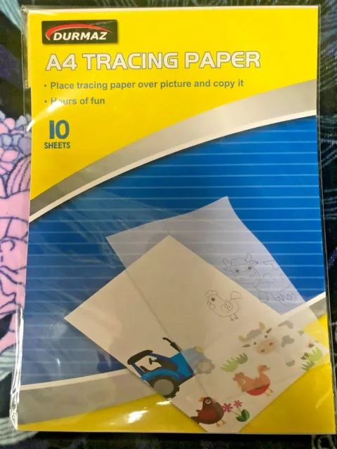 Tracing Paper A4 Premium Quality Tracing Paper Pack10 Sheets | Hyt 2