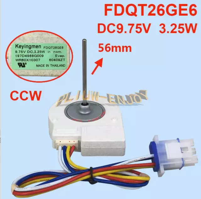 For Panasonic refrigerator FDQT26GE6 9.75V fan fan