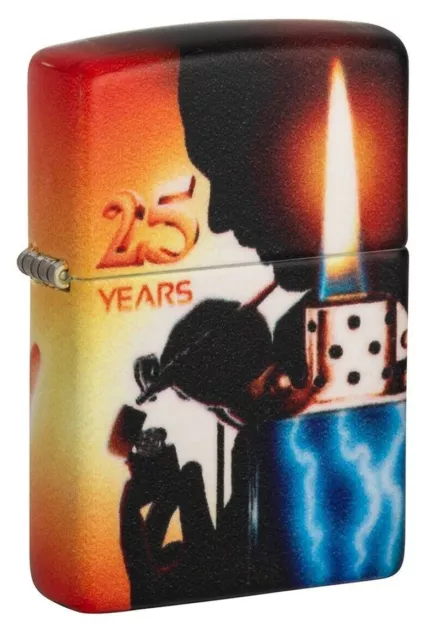 ZIPPO "MAZZI 25th DESIGN" ALL SIDE COLOR LIGHTER ** NEW IN BOX **