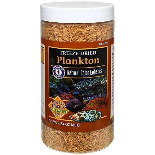 San Francisco Bay Brand Freeze-Dried Plankton 2.84-Ounces (80 Grams) Jar