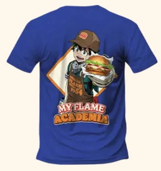 TSHIRT MY HERO Academia X Burger King DEKU Taille L Collector Nouveau Neuf EUR 45,90 PicClick FR