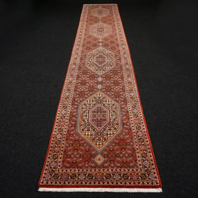 Tappeto Orient bidjar 490 x 90 cm bijar corridore tappeto persiano annodato a mano runner