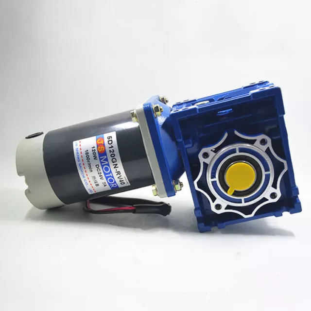 120W WORM GEAR Reducer Gearbox Electric RV Gear Motor High Torque DC