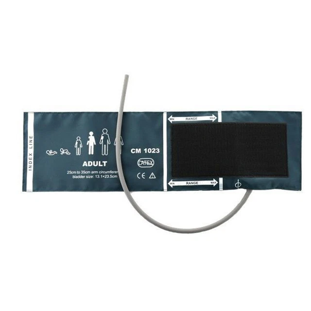 Blood Pressure Cuff NIBP Single Tube Reusable for Patient Monitor BP test - US