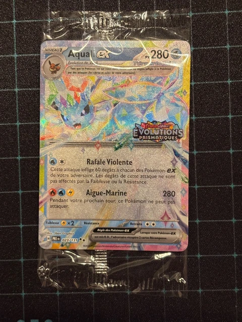 Aquali EX - Evolutions Prismatiques - PREFR Pokémon Card 023/131