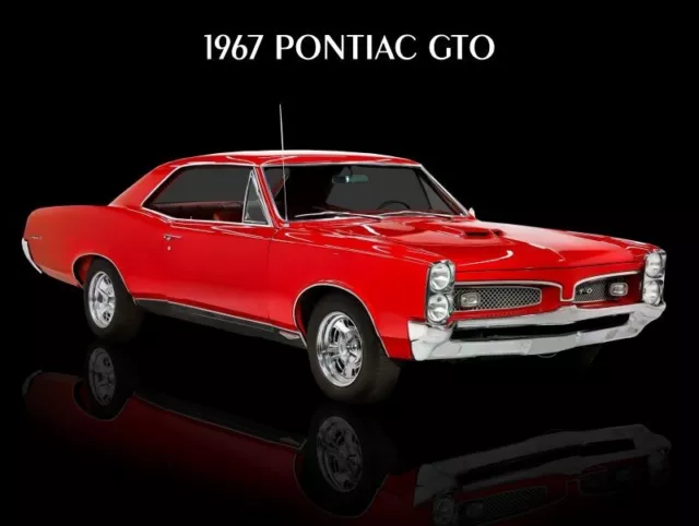 1967 Pontiac GTO Hot Rod NEW METAL SIGN: 9x12" & Free Shipping