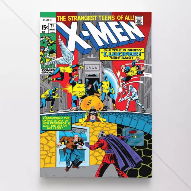 Uncanny X-Men Poster Canvas Vol 1 #71 Xmen Marvel Comic Book Art Print