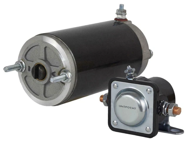 Snow Plow Motor Fits Meyer E47 E-47 Pump 15054 15054SP w/ solenoid  New 5200