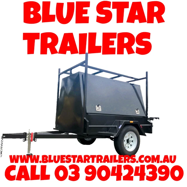6X4 Single Axle, One Piece, Tradesman Top Trailer 1200 Mm High Australian Made