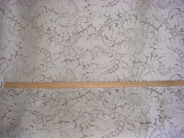 1-1/8Y Kravet 18163 Sand Putty French Gothic Floral Damask Upholstery Fabric