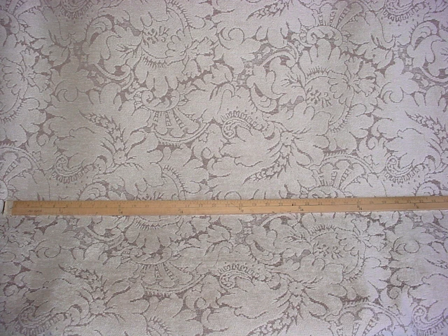 1-1/8Y Kravet 18163 Sand Putty French Gothic Floral Damask Upholstery Fabric