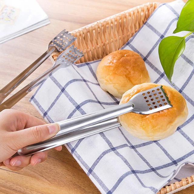 Mini Stainless Steel Sugar Tongs Ice-Cube Picker Coffee Tea Food Serving Use*xd