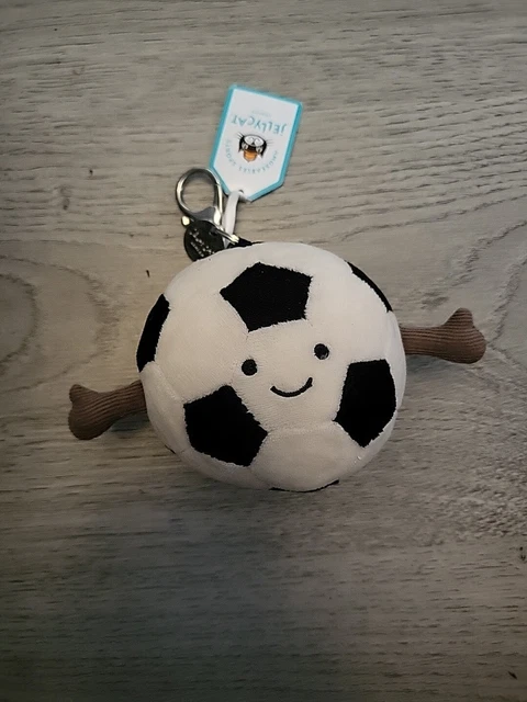 JELLYCAT AMUSEABLE SPORTS Football Bag Charm £10.00 - PicClick UK