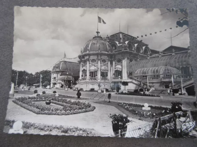 Grande Carte Postale vintage ROYAN Le Casino Municipal et les jardins