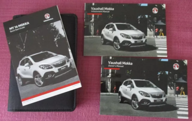 (2016 Print) Vauxhall Mokka (2012 - 2016) Owners Manual - Handbook (Ctj 113)