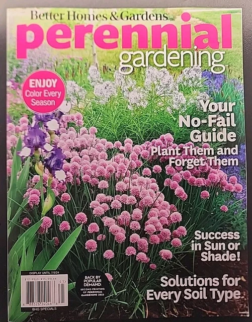 BETTER HOMES&GARDENS MAGAZINE Perennial Gardening Your No-Fail Guide £1
