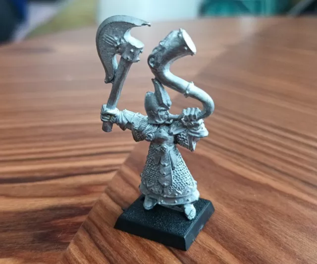 Warhammer Fantasy Age Of Sigmar Dark Elf Marauder Musician Metal Games Workshop