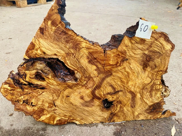 Olivenholz, Olive, Holz zum Basteln, Schnitzen, Drechseln, 5,8 kg Deko-Objekt
