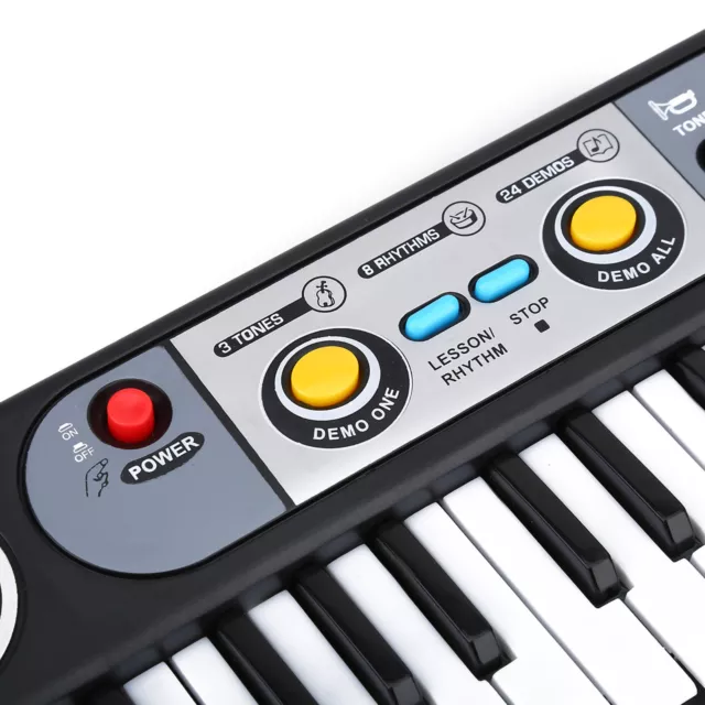 Teclado digital eléctrico de 37 teclas instrumentos musicales para piano juguete para niños GSA