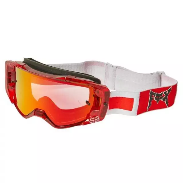 Fox Racing VUE MX Motocross Goggles - SE CELZ (Red/White w/Red Spark Lens)