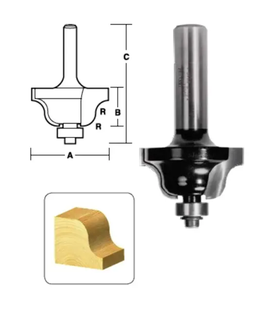 Roman Ogee Router Bits | T5700 Series