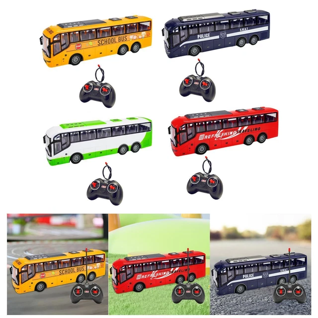 Remote Control Red Bus ELECTRIC RC CITY Bus 4 Channel for Ages 3 4 5 6 Years Old Remote ...