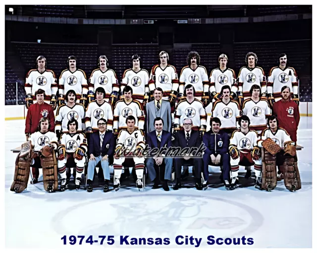 KEMPER ARENA Kansas City Scouts vs Pittsburgh Penguins Glossy 8x10 Photo  Poster