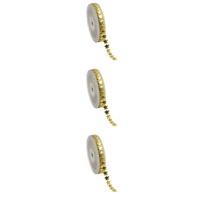 3x Weihnachten Baum Ornament Bänder für Haar Bögen 3 Zoll Urlaub Gastgeschenke