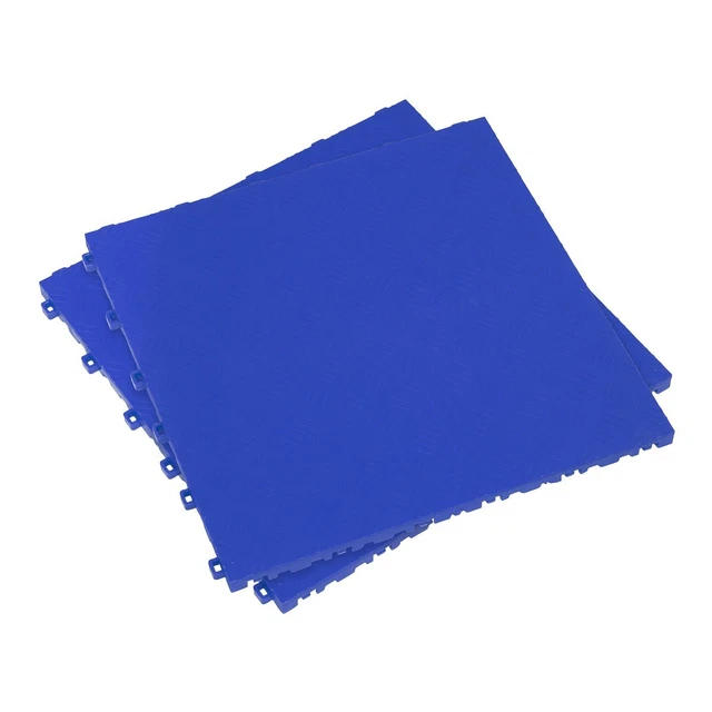 Sealey FT3BL Polypropylen Boden Fliesen 400 x 400mm - Blau Riffelblech - Pack 9
