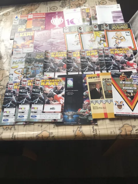 Dewsbury rugby league league programmes