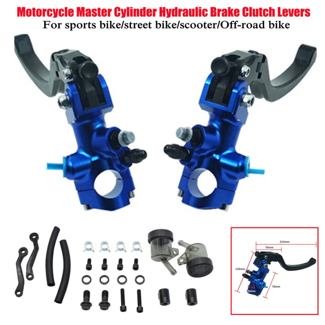 7/8"/22mm CNC Aluminum Motorcycle Brake Master Cylinder Cable Clutch Brake Pump