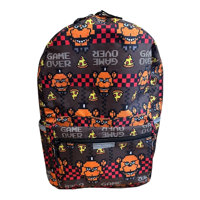 FIVE NIGHTS AT Freddy's FNAF Backpack 8-Bit Game Over Freddy Fazbear ...