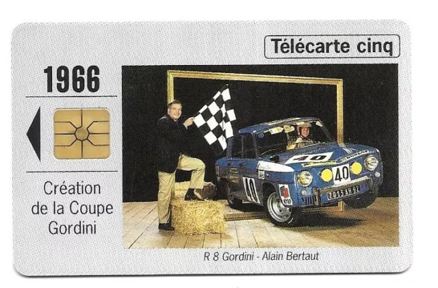 Rare / Carte Telephonique - Renault 8 Gordini R8 Auto Sport Voiture / Phonecard