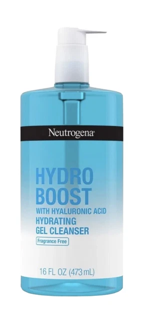 Neutrogena Hydro Boost Hydrating Cleansing Gel W/ Hyaluronic Acid NEW. 16fl oz