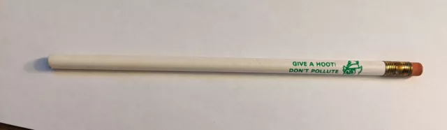 Vintage Original Pencil WOODSY THE OWL Give A Hoot Don’t Pollute. New old stock.