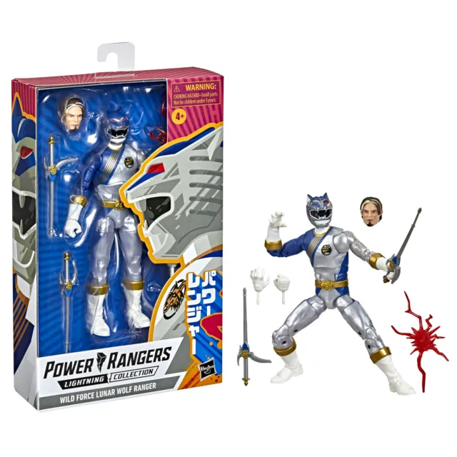 Power Rangers Lightning Collection Wild Force Lunar Wolf Ranger 6-Inch Action