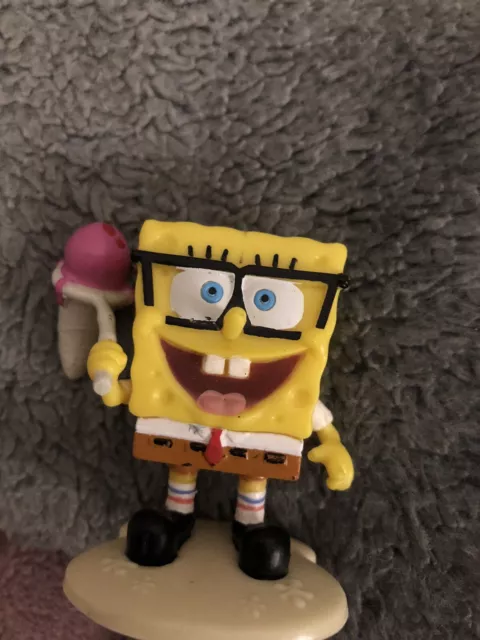 Nickelodeon Spongebob Squarepants With Net Figure Collectable Mini Figure