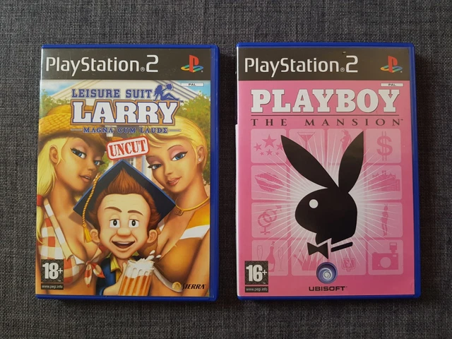Lot 2 Jeux Playboy The Mansion + Leisure Suit Larry Uncut Ps2 Pal Complets Tbe