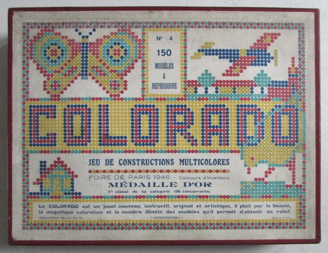 Ancien jeu de construction MAGI BLOC 602 Garnier Cornil années 60