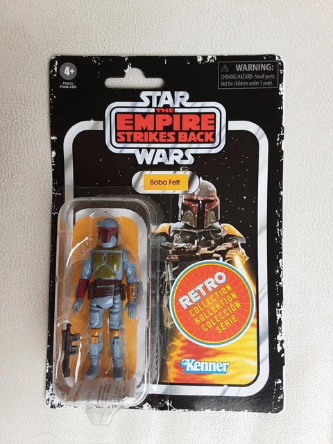 STAR WARS BOBA FETT Empire Strikes Back FIGURE TOY Hasbro Kenner 3.75" Retro
